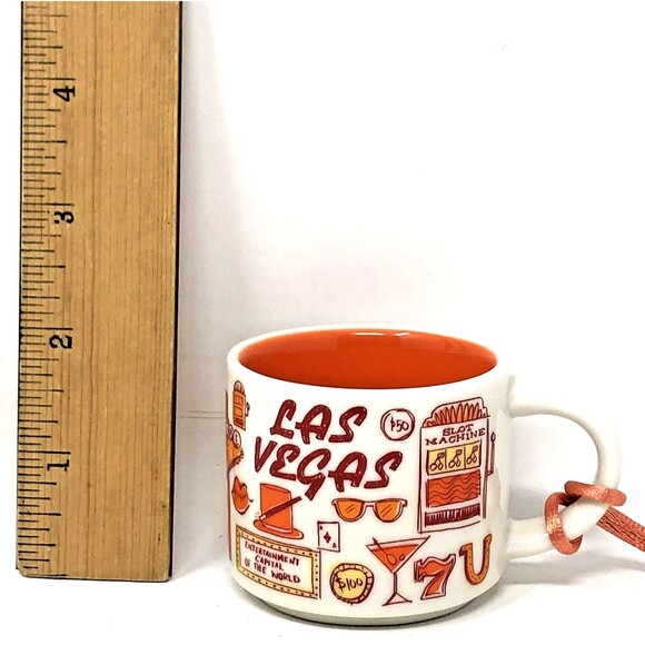 Starbucks Las Vegas Been There Series Mini Mug Ornament 2022 2 Fl Oz Collectible - Picture 9 of 9